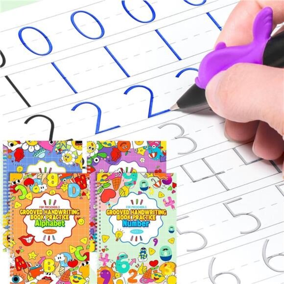 Large Size Magic Practice Copybook, Reusable Handwriting Practice Book, for - Picture 1 of 7